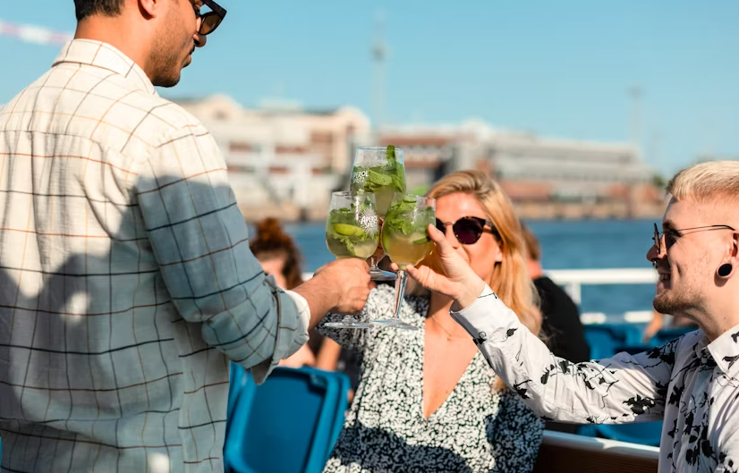 Helsinki evening coastal cruise with outdoor sundeck seating - Image 2